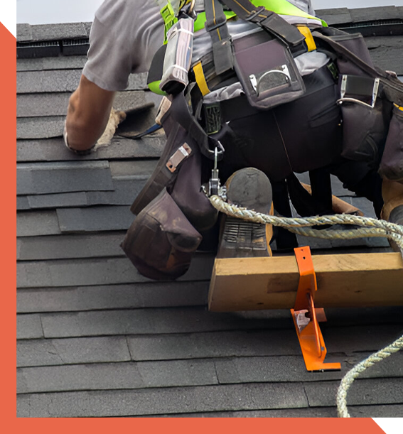 roofer removing shingles from a roof in greenville south carolina